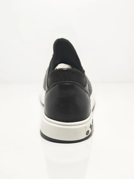 Voyager 6424-1 Siyah Erkek Günlük Deri Casual Ayakkabı - Resim 5