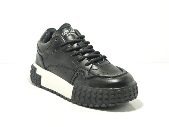 Lufıan BURTON 112230206 Siyah Erkek Deri Günlük Sneakers ürün görseli