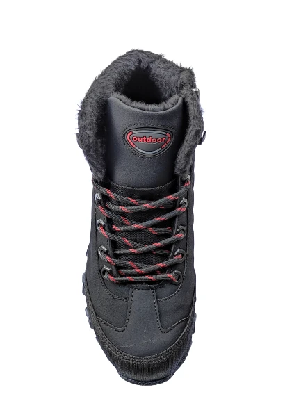 Cem Pekşen Jagulep 4057 Siyah İçi Kürklü Outdoor Bot - 4