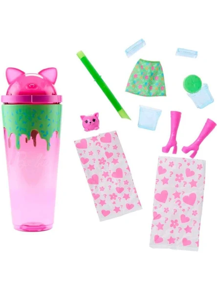 Barbie Pop Reveal Shake Serisi Pembe Kedi JCN85-JCN88 - 4