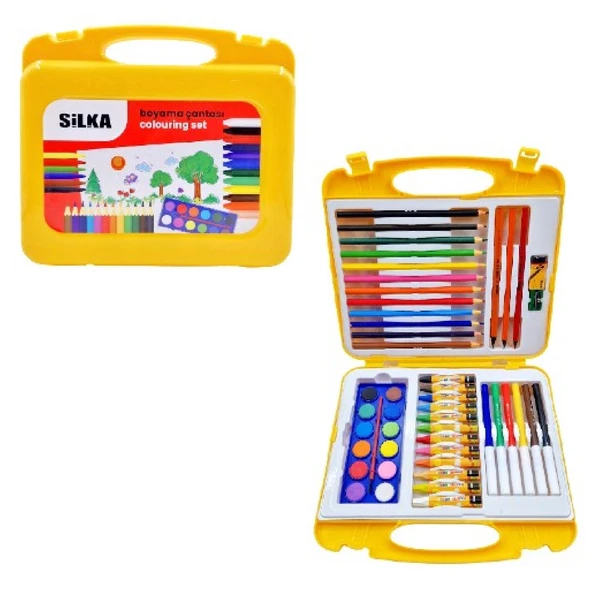 Silka Okul Boyama Çantası Seti (ART.1222) ürün görseli