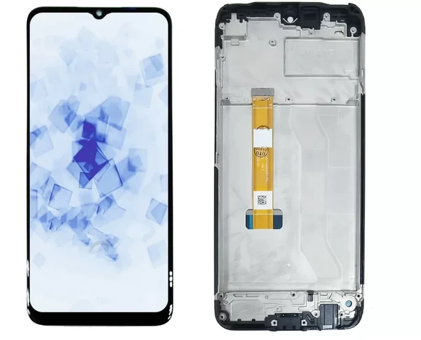 Realme C15 Çıtalı Lcd Dokunmatik Ekran RMX2180