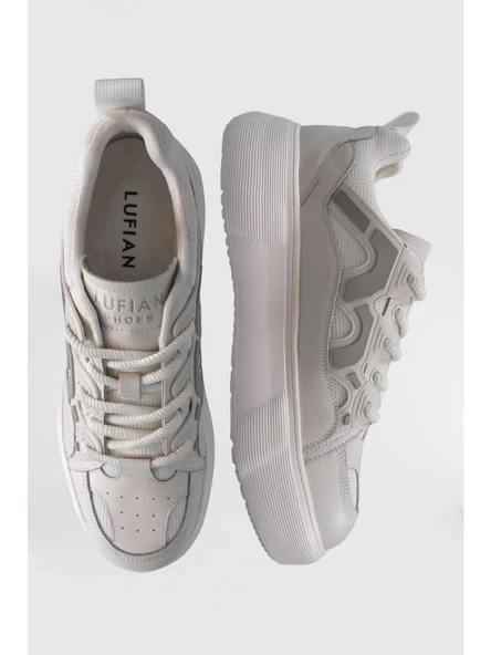 Lufıan 111230256  Jake Beyaz Erkek Günlük Sneaker - Resim 4