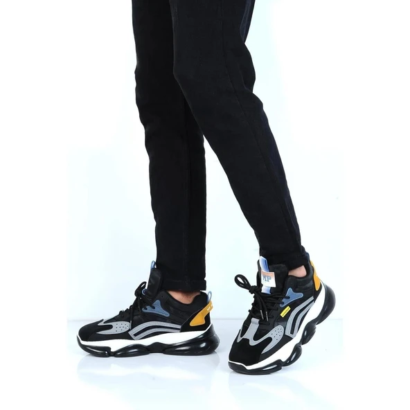 M.P 232-1219 Siyah Erkek Günlük Sneakers - 2