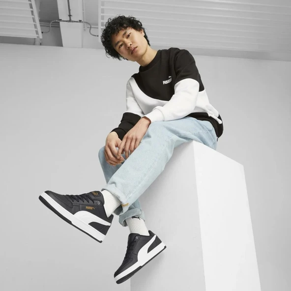 Puma CAVEN 392290 04 Siyah Erkek Sneaker - Resim 3