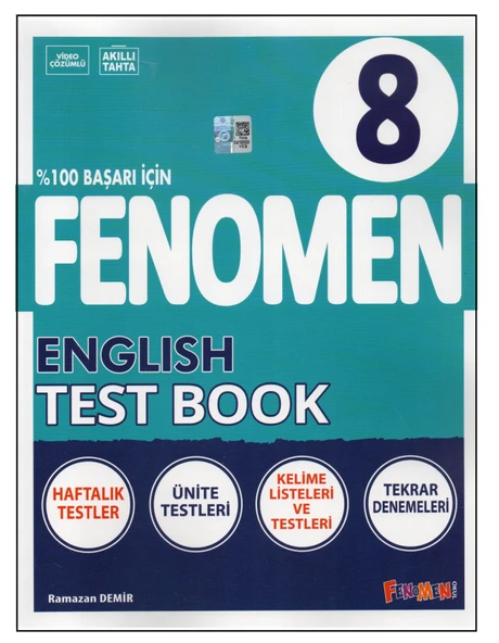 FENOMEN 8. SINIF İNGİLİZCE TEST BOOK