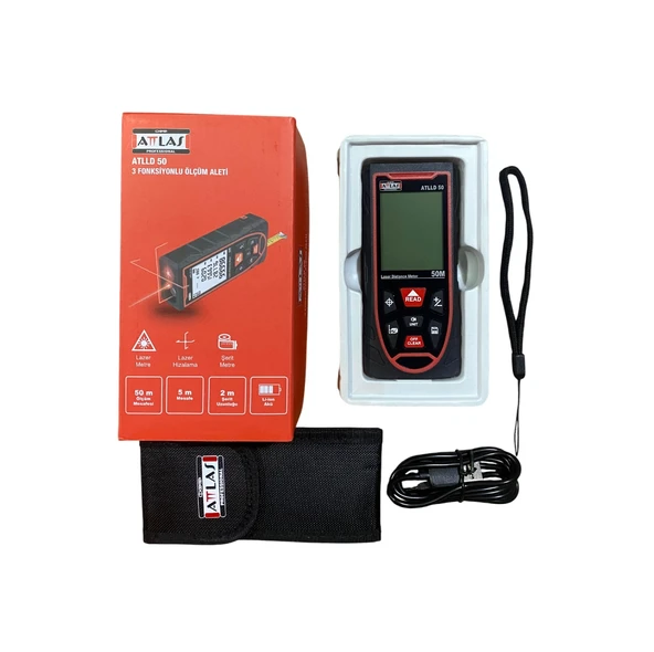Attlas ATLLD50 3 Fonksiyonlu Ölçüm Aleti - 2