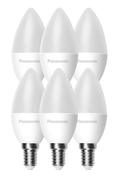 Panasonic 4,9W (40W) Led Mum Ampul Günışığı - 4000K E14 6 Adet ürün görseli