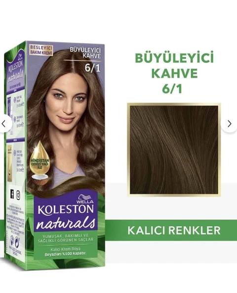 Koleston Naturals 6-1 Büyüleyici Kahve - 1