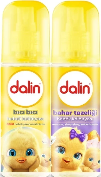 Dalin Bebek Kolonyası 150ML (Bıcı Bıcı Kokusu-Bahar Tazeliği) Karma 2 Li Set ürün görseli 1
