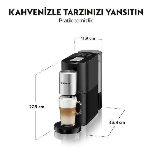 Nespresso S85 Atelier Siyah Kahve Makinesi - 2