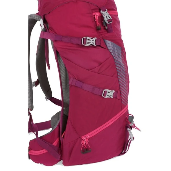 HUSKY CAPTURE 40 LITRE BORDO SIRT CANTASI - 3