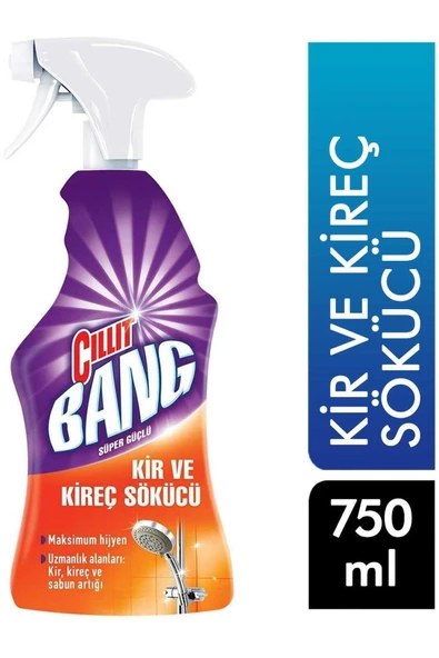 Cillit Bang Marka: Banyo Kir Ve Kireç Sökücü Sprey 750 Ml 8690570522297 Kategori: Yüzey Temizleyici