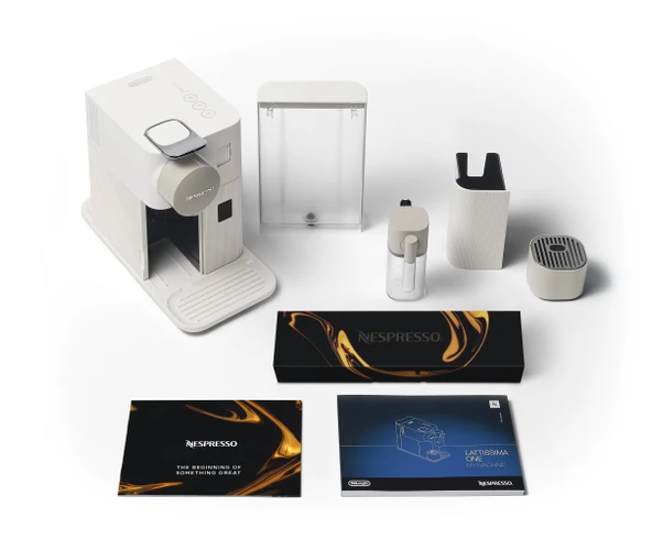 Nespresso F121 WHİTE Lattissima One Kapsüllü Espresso ve Kahve Makinesi - 6
