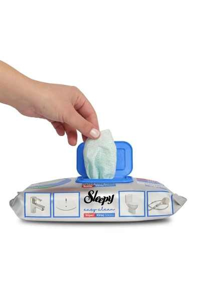 Sleepy Easy Clean Süper Kireç Sökücü Yüzey Temizlik Havlusu&mendili 30 Yaprak - 2