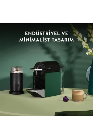 Nespresso C62 Pixie Kahve Makinesi,Yeşil - 6