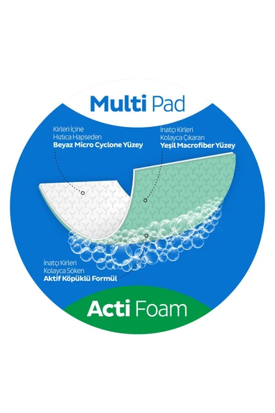 Sleepy Easy Clean Süper Kireç Sökücü Yüzey Temizlik Havlusu&mendili 30 Yaprak - 4