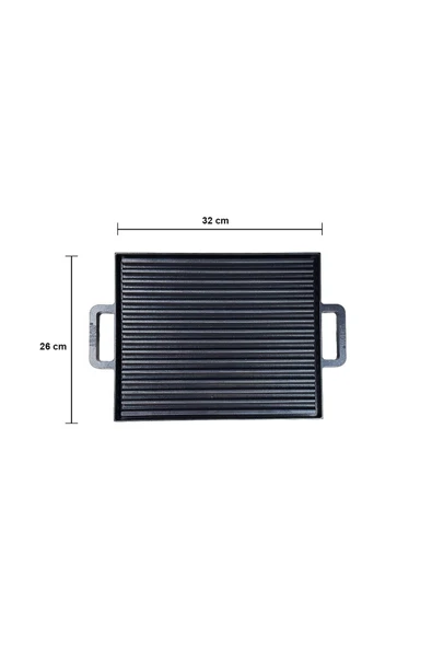 Amboss Neo Döküm Izgara Tavası 26X32 cm - 6