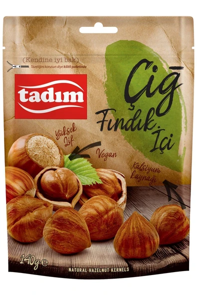 Tadım TADIM FINDIK İÇİ ÇİĞ 140gr X 12 ADET