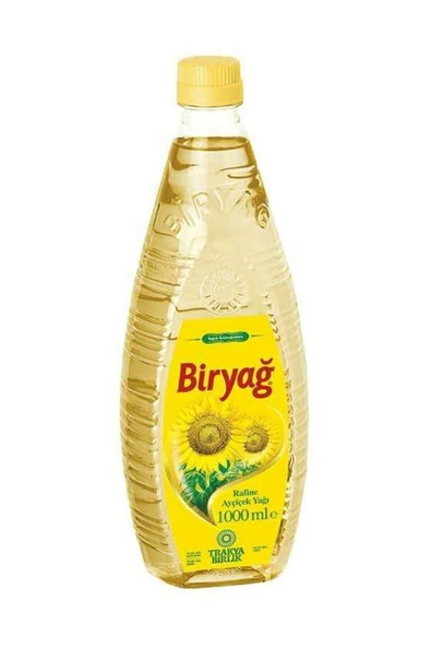 Biryağ Ayçiçek Yağı Pet 1 Lt. Adet