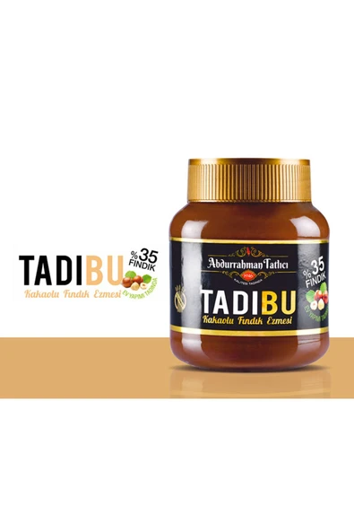 Abdurrahman Tatlıcı Tadıbu Kakolu Fındık Ezmesi 330 gr - Resim 3
