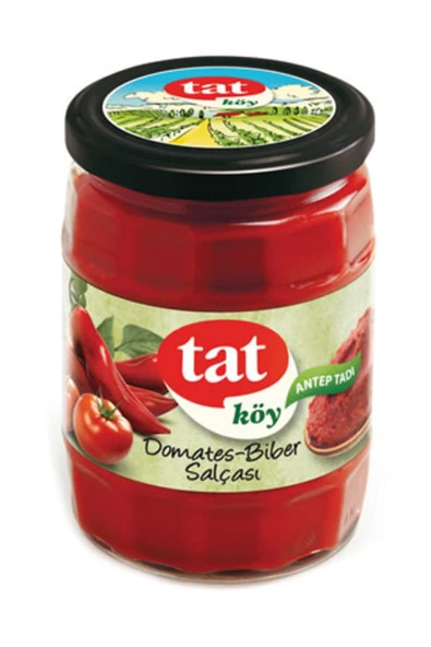Tat Köy Domates & Biber Karışık Salça 580 gr - 2
