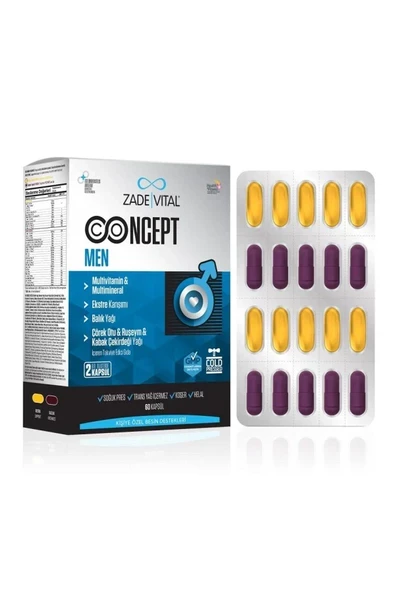 Zade Vital Concept Men 60 Kapsül ürün görseli 1