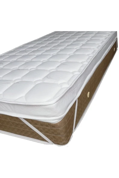 Brzn Yatak BRZN 160x200x8  havlu kumaş 4 köşe lastikli yatak pedi