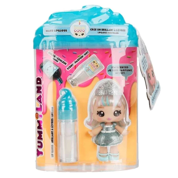Yummiland Callie Birthday Cake Bebeği ve Dudak Parlatıcısı - Resim 3