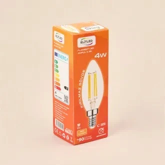 ELİTLED C 35 RUSTİK E 14 DUY 4 WATT LED AMPUL - 1