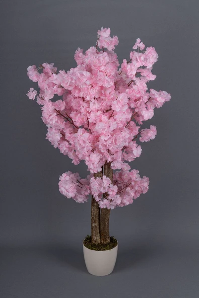 Beyaz Saksıda 100 Cm Bahar Dalı Ağacı - Resim 12