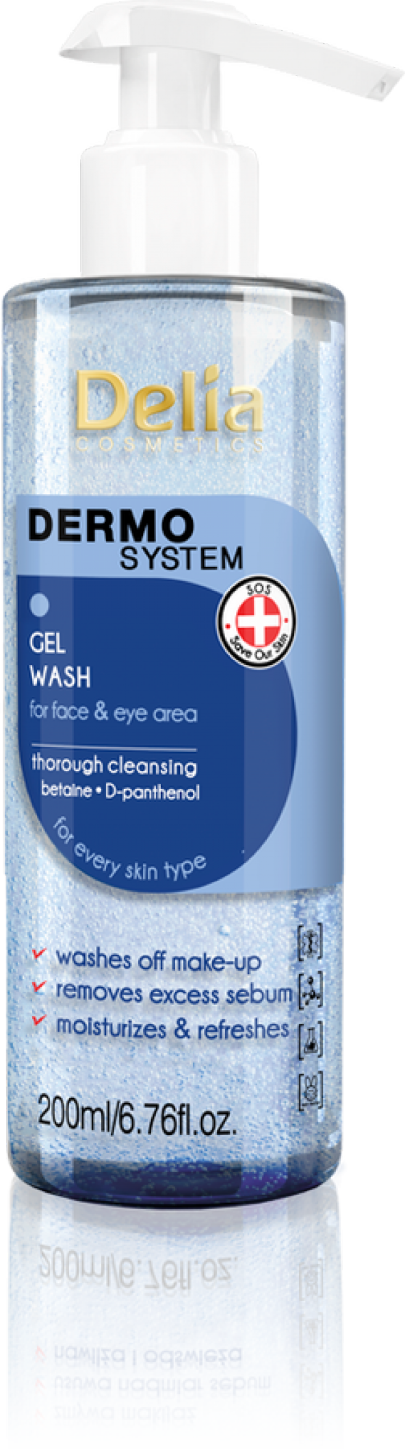 Delia Cosmetics Dermo System Gel Wash 200 ml