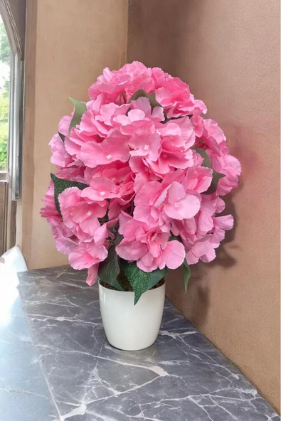 BEYAZ SAKSIDA YAPAY ORTANCA AĞACI 40 CM - 6