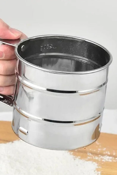 Mucit Home  Pratik Un ve Şeker Eleği,Paslanmaz Çelik Elek - 5
