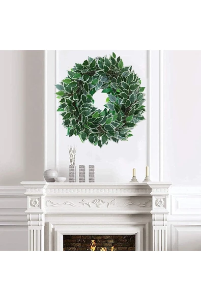 Islak Görünümlü Yapay Benjamin Yaprağı 12 Adet - Resim 3