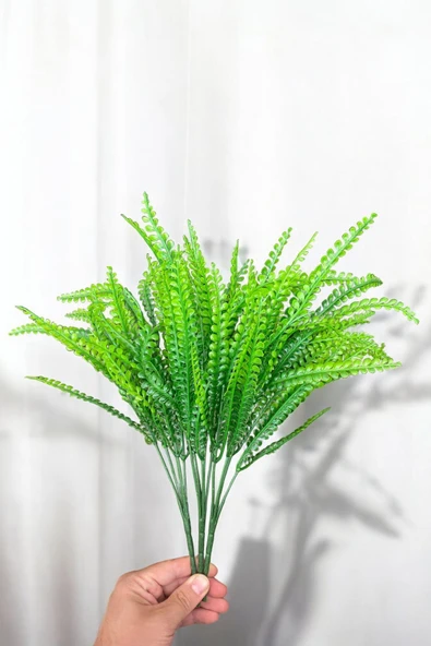 5 Dallı Yapay Dekor Yeşillik Demeti Aşk Merdiveni - Resim 7