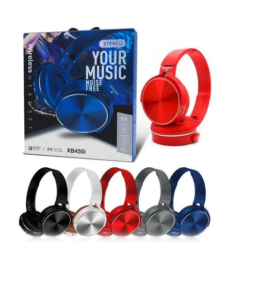 XB-450İ Kulaküstü Bluetooth Wireless Stereo Kulaklık (Siyah)