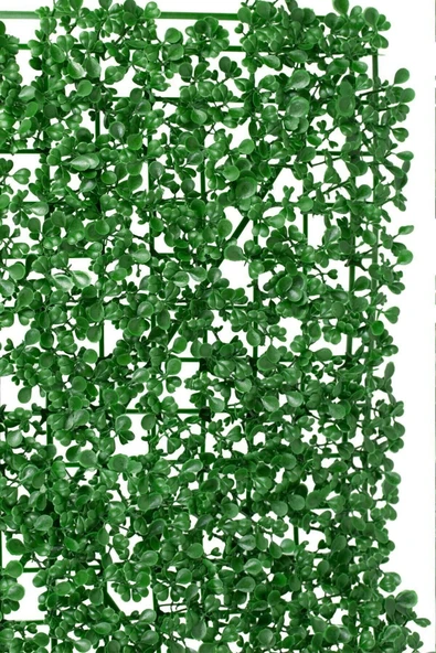 YAPAY ÇİÇEKÇİNİZ Yapay Duvar Kaplama Panel Şimşir Tabaka 40x60 Cm Yeşil Dik Duvar Uygulama - Resim 3