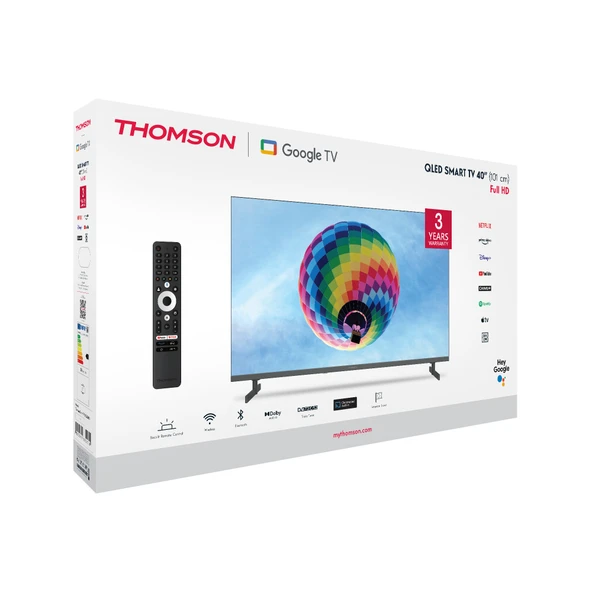 Thomson 40QG4S14 UHD 40" 100 Ekran Uydu Alıcılı Google Smart Qled TV - 8