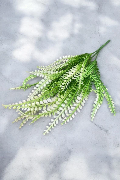 5 Dallı Yapay Dekor Yeşillik Demeti Aşk Merdiveni - Resim 2