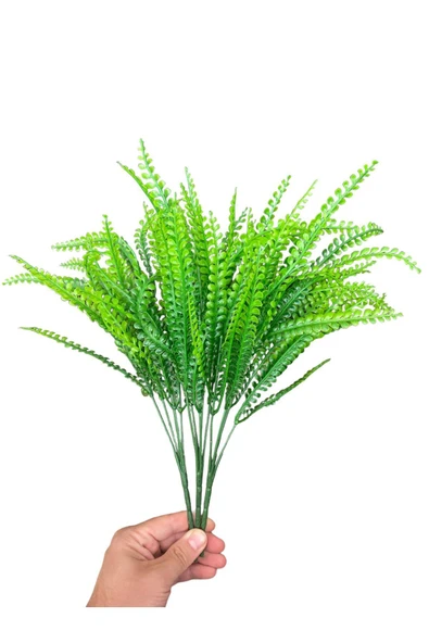 5 Dallı Yapay Dekor Yeşillik Demeti Aşk Merdiveni - Resim 6