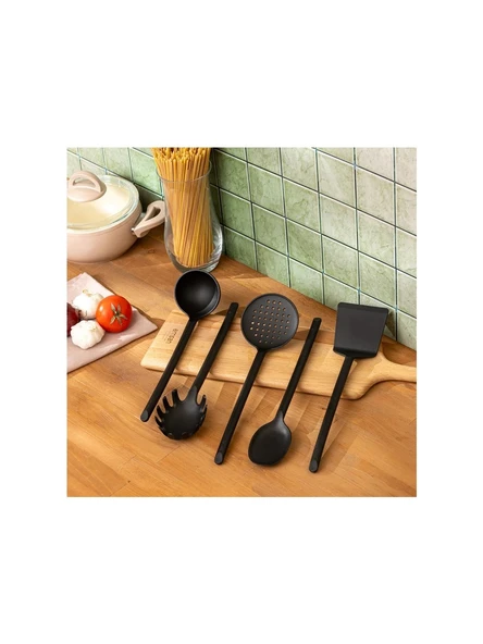 Emsan Fiesta 5 Parça Servis Seti Sİyah