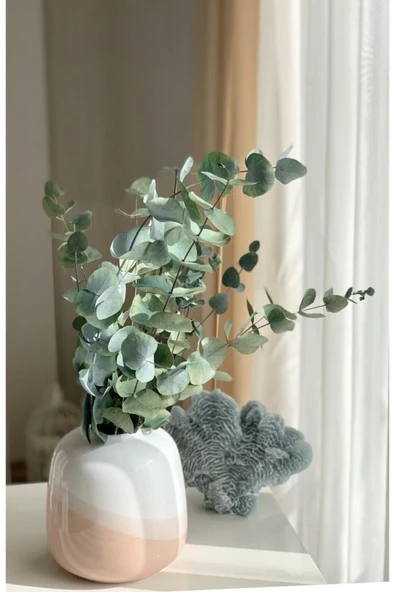 YAPAY ÇİÇEKÇİNİZ Şoklanmış Büyük Okaliptus Demeti - Resim 3