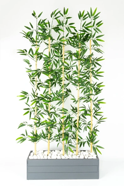 5 Bambulu 170 Cm Yapay Bambu Seperatör - Resim 4