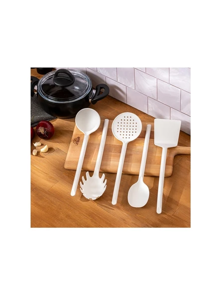 Emsan Fiesta 5 Parça Servis Seti Beyaz - Resim 2