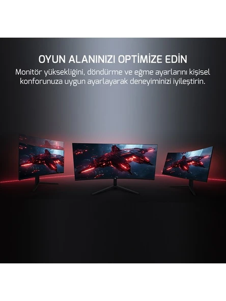 WQ34 34'' 1ms 180Hz Curved 2k Uwqhd 3440*1440 Gaming Monitör - 6