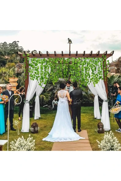 YAPAY ÇİÇEKÇİNİZ Yapay Sarmaşık 12'li Uzunluk 2 Metre 30 Cm - Resim 6