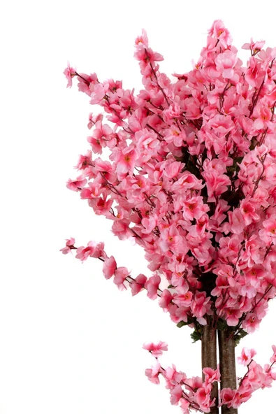YAPAY ÇİÇEKÇİNİZ 120 Cm Pembe Bahardalı Ağacı - Resim 3