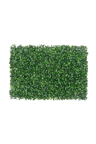 YAPAY ÇİÇEKÇİNİZ Yapay Duvar Kaplama Panel Şimşir Tabaka 40x60 Cm Yeşil Dik Duvar Uygulama ürün görseli