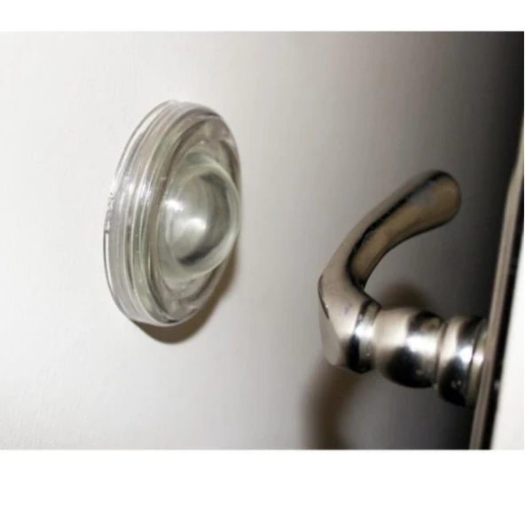 Şeffaf Kapı Stoperi, Kapı Duvar Tamponu, Duvar Koruma Stopu 5 Adet - Resim 6